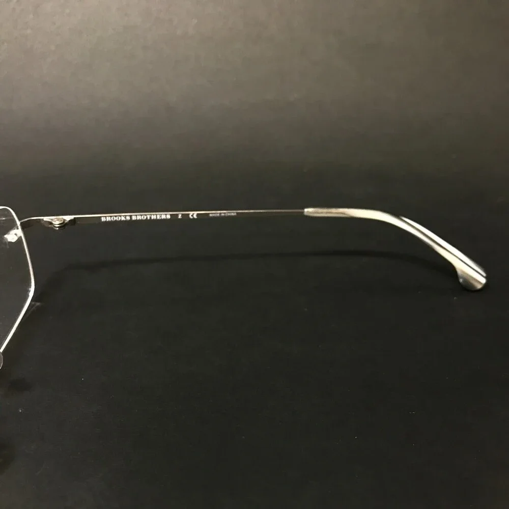 Brooks Brothers Eyeglasses Frames BB495T 1558T Silver Square 52-18-140